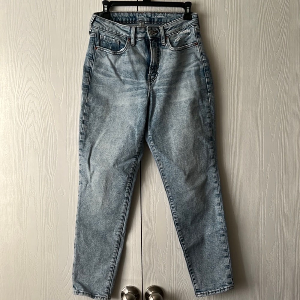 Old Navy High Rise OG Light Wash Straight Jeans